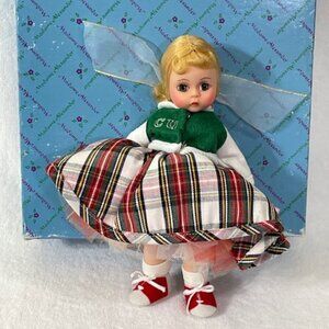 Madame Alexander Dian doll restrung 8" C.U. Gathering 1995. Bobby sox style.
